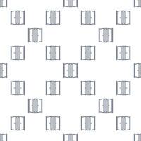 Open Window square outline seamless pattern vector