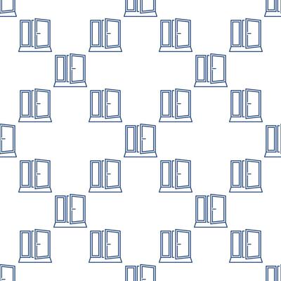 Opened Portal Freedom linear seamless pattern