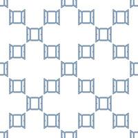 Opened Window simple seamless pattern in thin line style vector