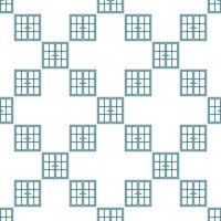Closed Window outline seamless pattern vector