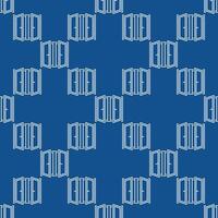 Window Installation seamless pattern in outline style vector