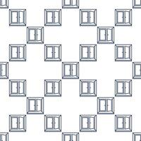 Open Window outline seamless pattern vector