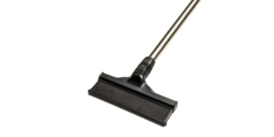 Floor squeegee with long handle isolated on transparent background png