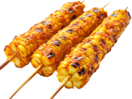 Grilled Corn Skewers with Spices png