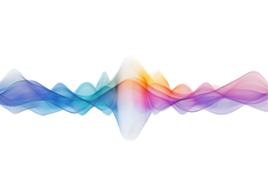 Abstract Colorful Wave Forms Flowing Dynamically png