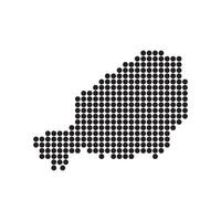 Niger Map Icon symbol element vector