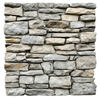 Rustic Stone Wall Texture for Architecture png