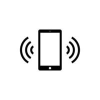 ringing phone icon design template vector