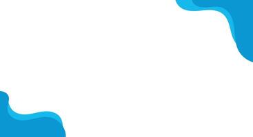 abstract blue fluid background design template vector