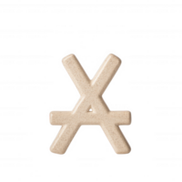 Unique abstract shape made of light-colored material for creative projects. png