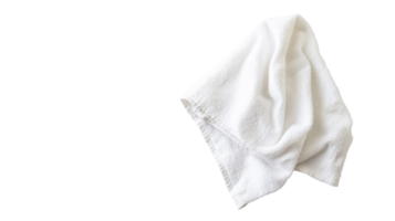 A Clean White Dish Towel Folded Neatly on a Surface - Perfect for Kitchen Use, Table Setting or as a Gift for Cooking Enthusiasts. png