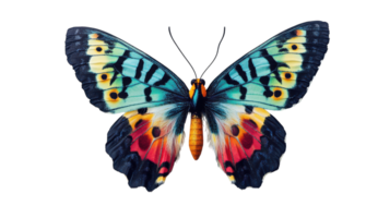 A Captivating Image of a Colorful Butterfly with Intricate Wing Patterns Perfect for Nature and Beauty Themes in Various Projects and Designs. png