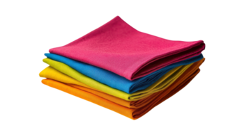 Vibrantly Colored Cloth Napkin Neatly Folded for Elegant Table Settings and Dining Experiences. png