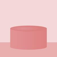 Muted Cylinder Shape with Soft Gradient vector