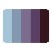 Desaturated Color Gradient Palette vector