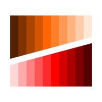 Muted Gradient Stripes in Warm Red Tones vector