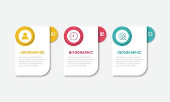 Infographic label design template with icons and 3 options or steps. Can be used for process diagram, presentations, workflow layout, banner, flow chart, info graph. vector