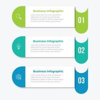 Modern infographic template. Creative circle element design with marketing icons. Business concept with 3 options vector