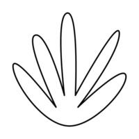 Hand Drawn Bizarre Abstract Geometric Unusual Shape vector