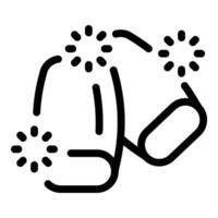 Knuckles cracking sound effect, finger snapping creating popping noise, joint cavitation vector