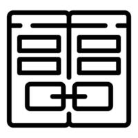 Interactive prototype interface showing user interface design and development process vector