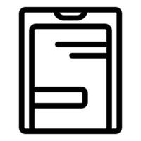 Smartphone showing chatting interface with text and send button vector