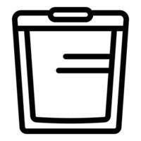 Clipboard with important notes representing business organization and planning vector