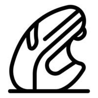 Futuristic wireless computer mouse with ergonomic design for comfortable grip vector