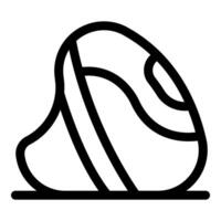 Wireless computer mouse with ergonomic design for comfortable grip vector