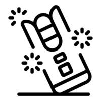 Disinfecting mobile phone with ultraviolet light sanitizer device vector