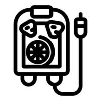 Portable welding machine with power cable, connecting, generating, and fusing metal with precision vector