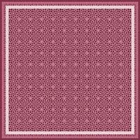 Flat arabic pattern background and Hijab Textile pink vector