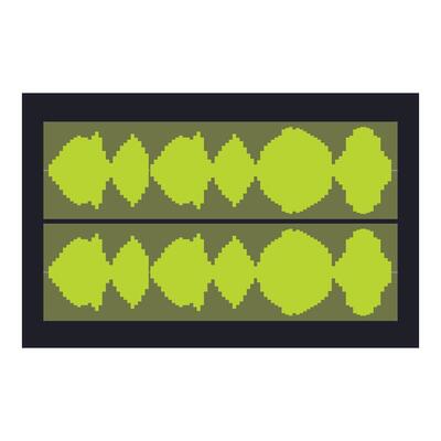Digital audio workstation displaying identical audio waveforms