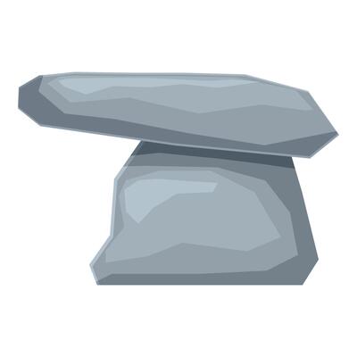 Balancing dolmen representing ancient megalithic portal tomb
