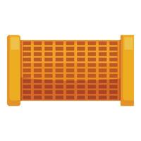 Car air filter protecting engine from dust and debris vector