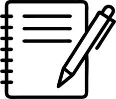 Glossy Desk with Notebook and Pen concept as A close up shot of a glossy desk with a notebook and pen placed neatly in the center. The camera captures the simplicity and cleanlines vector