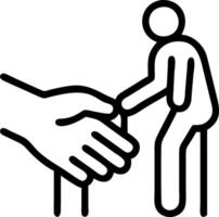 Glossy background with a pair of elderly hands resting on a walking stick concept as A glossy background featuring a close up of elderly hands resting on a walking stick symbolizin vector