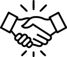 Glossy background with a handshake in the spotlight concept as A glossy surface features two hands shaking under a spotlight symbolizing business partnerships success and professio vector