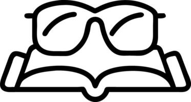 Glossy background with a folded pair of glasses and a book concept as A folded pair of reading glasses rests on an open book on a glossy surface. The scene reflects calmness caregi vector