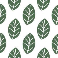 Geometric calendula leaves seamless tile pattern modern isolated white background perfect for contemporary branding packaging concept as Geometric calendula leaves seamless pattern vector