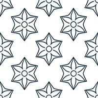 Geometric abstract shapes seamless tile pattern structured isolated white background perfect for modern textiles wallpapers concept as Geometric abstract shapes seamless pattern wi vector