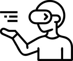 Futuristic IT Support concept as A macro close up of a futuristic IT support technician assisting a client with holographic interfaces camera captures the supportive and high tech vector