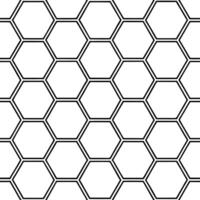 Futuristic hex grid seamless pattern tech inspired isolated white background perfect for digital branding app interfaces futuristic packaging concept as Tech inspired futuristic he vector