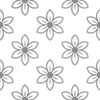 Ethereal silver Anemone seamless pattern with metallic shimmer on white background concept as Ethereal silver Anemone flowers with metallic shimmer creating delicate seamless patte vector