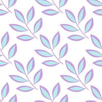 Ethereal leaf repeat seamless tile pattern with delicate watercolor leaves and soft gradients for dreamy spaces concept as Delicate watercolor leaves with soft gradients create eth vector