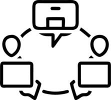 Energetic Team Collaboration with Digital Devices concept as An energetic team collaborating using digital devices like tablets and laptops in a modern office during a creative bra vector