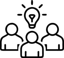 Candid Team Idea Sharing concept as A candid moment of a diverse team sharing ideas during a brainstorming session in a bright open office space with copy space for text. in Photo vector