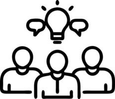 Candid Capture of Team Collaboration Creative Idea Sharing in a Modern Open Office Setting vector