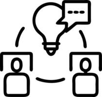 Candid Team Collaboration Creative Idea Exchange with Digital Devices vector