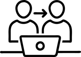 Candid Colleagues Collaborating on a Laptop During a Presentation Capturing Teamwork, Digital Collaboration, and Communication for Enhanced Productivity in Stock Photos vector